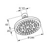Купити Верхній душ DN-15 A-QA (6651105-00), Kludi , 6651105-00 / 3761 , в категории Душові набори , от бренда Kludi  Інтернет-магазин сантехніки ✓ Кращі ціни на ринку ✓ Величезний вибір ✓ Гарантія ✓ Заходьте!