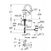 Купити Змішувач для умивальника L-Size Eurosmart (23537002), Grohe , 23537002 / 3785 , в категории Змішувачі , от бренда GROHE  Інтернет-магазин сантехніки ✓ Кращі ціни на ринку ✓ Величезний вибір ✓ Гарантія ✓ Заходьте!