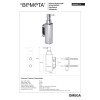 Купить Дозатор для жидкого мыла Omega (104609172), Bemeta , 104609172 / 3946 , в категории Аксессуары для ванной комнаты , от бренда BEMETA  Интернет-магазин сантехники ✓ Лучшие цены на рынке ✓ Огромный выбор ✓ Гарантия ✓ Заходите!