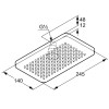 Купити Верхній душ DN 15 A-QA (4940205-00), Kludi , 4940205-00 / 3965 , в категории Душові набори , от бренда Kludi  Інтернет-магазин сантехніки ✓ Кращі ціни на ринку ✓ Величезний вибір ✓ Гарантія ✓ Заходьте!