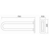 Купити Поручень нерухомий 70 см LEHNEN CONCEPT (L60302000) KOLO , L60302000 / 27644 , в категории Аксесуари для ванної кімнати , от бренда KOLO  Інтернет-магазин сантехніки ✓ Кращі ціни на ринку ✓ Величезний вибір ✓ Гарантія ✓ Заходьте!