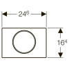 Купити Кнопка зливу Sigma 10 (115.758.14.5) чорний мат, Geberit , 115.758.14.5 / 27845 , в категории Кнопки для інсталяції , от бренда GEBERIT  Інтернет-магазин сантехніки ✓ Кращі ціни на ринку ✓ Величезний вибір ✓ Гарантія ✓ Заходьте!