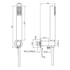 Купити Душовий набір Wellness Black matt (F2287-4NS), Fima , F2287/4NS / 23710 , в категории Душові набори , от бренда FIMA  Інтернет-магазин сантехніки ✓ Кращі ціни на ринку ✓ Величезний вибір ✓ Гарантія ✓ Заходьте!