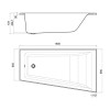 Купить Ванна асимметричная правая Easy 160x90, Roca , A248410000 / 4368 , в категории Ванны , от бренда ROCA  Интернет-магазин сантехники ✓ Лучшие цены на рынке ✓ Огромный выбор ✓ Гарантия ✓ Заходите!