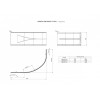 Купить Панель для ванны асимметричная левая Orbita 150x100, Roca , A25T068000 / 4372 , в категории Ванны , от бренда ROCA  Интернет-магазин сантехники ✓ Лучшие цены на рынке ✓ Огромный выбор ✓ Гарантия ✓ Заходите!