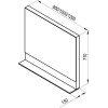 Купити Дзеркало FORMY 800 Walnut RAVAK , X000001049 / 35222 , в категории Меблі , от бренда RAVAK  Інтернет-магазин сантехніки ✓ Кращі ціни на ринку ✓ Величезний вибір ✓ Гарантія ✓ Заходьте!