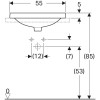 Купити Умивальник VariForm 55 500.723.01.2 Geberit , 500.723.01.2 / 33680 , в категории Умивальники , от бренда GEBERIT  Інтернет-магазин сантехніки ✓ Кращі ціни на ринку ✓ Величезний вибір ✓ Гарантія ✓ Заходьте!