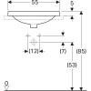 Купити Умивальник VariForm 55 500.743.01.2 Geberit , 500.743.01.2 / 33683 , в категории Умивальники , от бренда GEBERIT  Інтернет-магазин сантехніки ✓ Кращі ціни на ринку ✓ Величезний вибір ✓ Гарантія ✓ Заходьте!