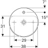 Купити Умивальник VariForm 45 500.770.01.2 Geberit , 500.770.01.2 / 33691 , в категории Умивальники , от бренда GEBERIT  Інтернет-магазин сантехніки ✓ Кращі ціни на ринку ✓ Величезний вибір ✓ Гарантія ✓ Заходьте!