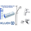 Купить Набор смесителей 3 в 1 Pure&Easy (376850565), Kludi , 376850565 / 20960 , в категории Смесители , от бренда Kludi  Интернет-магазин сантехники ✓ Лучшие цены на рынке ✓ Огромный выбор ✓ Гарантия ✓ Заходите!