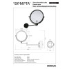 Купить Зеркало косметическое Dark 112201510 Bemeta , 112201510 / 19625 , в категории Аксессуары для ванной комнаты , от бренда BEMETA  Интернет-магазин сантехники ✓ Лучшие цены на рынке ✓ Огромный выбор ✓ Гарантия ✓ Заходите!