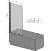 Купити Шторка для ванни одноелементна CVS1-80 L Transparent, (7QL40U00Z1) RAVAK , 7QL40U00Z1 / 13951 , в категории Ванни , от бренда RAVAK  Інтернет-магазин сантехніки ✓ Кращі ціни на ринку ✓ Величезний вибір ✓ Гарантія ✓ Заходьте!