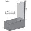 Купити Шторка для ванни одноелементна CVS1-80 R Transparent, (7QR40C00Z1) RAVAK , 7QR40C00Z1 / 13955 , в категории Ванни , от бренда RAVAK  Інтернет-магазин сантехніки ✓ Кращі ціни на ринку ✓ Величезний вибір ✓ Гарантія ✓ Заходьте!