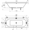 Купити Ванна прямокутна CITY 180 x 80, RAVAK , C920000000 / 14002 , в категории Ванни , от бренда RAVAK  Інтернет-магазин сантехніки ✓ Кращі ціни на ринку ✓ Величезний вибір ✓ Гарантія ✓ Заходьте!