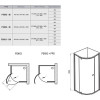 Купить Душевая кабина полукруглая PIVOT PSKK3-100 Transparent, (376AAC00Z1) RAVAK , 376AAC00Z1 / 14277 , в категории Душевые поддоны , от бренда RAVAK  Интернет-магазин сантехники ✓ Лучшие цены на рынке ✓ Огромный выбор ✓ Гарантия ✓ Заходите!