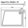 Купить Душевой поддон левый GIGANT PRO 120×90 L 10°, RAVAK , XA05G70101L / 14714 , в категории Душевые поддоны , от бренда RAVAK  Интернет-магазин сантехники ✓ Лучшие цены на рынке ✓ Огромный выбор ✓ Гарантия ✓ Заходите!