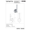 Купить Держатель для туалетной бумаги Retro (144312032), Bemeta , 144312032 / 4775 , в категории Аксессуары для ванной комнаты , от бренда BEMETA  Интернет-магазин сантехники ✓ Лучшие цены на рынке ✓ Огромный выбор ✓ Гарантия ✓ Заходите!