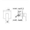 Купить VV103108BM Смеситель встроенный на 1 потребителя с внутренней частью черного цвета Nobili ИТАЛИЯ , VV103108BM / 17139 , в категории Смесители , от бренда NOBILI  Интернет-магазин сантехники ✓ Лучшие цены на рынке ✓ Огромный выбор ✓ Гарантия ✓ Заход