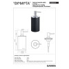 Купити 145609320 Gamma: Дозатор рідкого мила, окремостоячий, чорний Bemeta Чехія , 145609320 / 19703 , в категории Аксесуари для ванної кімнати , от бренда BEMETA  Інтернет-магазин сантехніки ✓ Кращі ціни на ринку ✓ Величезний вибір ✓ Гарантія ✓ Заходьте!