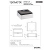 Купити 145408312 Gamma Мильниця чорна Bemeta Чехія , 145408312 / 19705 , в категории Аксесуари для ванної кімнати , от бренда BEMETA  Інтернет-магазин сантехніки ✓ Кращі ціни на ринку ✓ Величезний вибір ✓ Гарантія ✓ Заходьте!