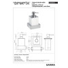 Купити 145509012 Gamma Настінний дозатор рідкого мила білий Bemeta Чехія , 145509012 / 19700 , в категории Аксесуари для ванної кімнати , от бренда BEMETA  Інтернет-магазин сантехніки ✓ Кращі ціни на ринку ✓ Величезний вибір ✓ Гарантія ✓ Заходьте!
