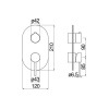 Купити Змішувач для душу Velis Red Canyon PVD (WE81102-VERCP), Nobili , WE81102/VERCP / 20669 , в категории Змішувачі , от бренда NOBILI  Інтернет-магазин сантехніки ✓ Кращі ціни на ринку ✓ Величезний вибір ✓ Гарантія ✓ Заходьте!