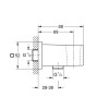 Купити Підключення душового шланга Euphoria Cube (26370000), Grohe , 26370000 / 21332 , в категории Душові набори , от бренда GROHE  Інтернет-магазин сантехніки ✓ Кращі ціни на ринку ✓ Величезний вибір ✓ Гарантія ✓ Заходьте!