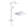 Купить Система душа с термостатом GROHE RAINSHOWER 26649000 GROHE 26649000 , 26649000 / 71258 , в категории Душевая система с термостатом , от бренда GROHE  Интернет-магазин сантехники ✓ Лучшие цены на рынке ✓ Огромный выбор ✓ Гарантия ✓ Заходите!