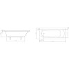 Купити Ванна прямокутна Septima 170x70, RAVAK , XAU0000040 / 26048 , в категории Ванни , от бренда RAVAK  Інтернет-магазин сантехніки ✓ Кращі ціни на ринку ✓ Величезний вибір ✓ Гарантія ✓ Заходьте!