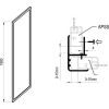 Купить Душовая стенка неразборная одноэлементная APSS-80 1980 Transparent Black 940403R2Z1 RAVAK , 940403R2Z1 / 35165 , в категории Душевые поддоны , от бренда RAVAK  Интернет-магазин сантехники ✓ Лучшие цены на рынке ✓ Огромный выбор ✓ Гарантия ✓ Заходит