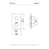 Купить WE00102/QBM Смеситель для душа встроенный на 2 потребителя, термостат, без внутренней части, черный мат Nobili ИТАЛИЯ , WE00102/QBM / 22827 , в категории Смесители , от бренда NOBILI  Интернет-магазин сантехники ✓ Лучшие цены на рынке ✓ Огромный вы