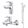 Купить BAULOOP NEW  набор смесителей для ванны (23337001+23603001+27598001) GROHE UA123214S0 , UA123214S0 / 89128 , в категории Наборы смесителей , от бренда GROHE  Интернет-магазин сантехники ✓ Лучшие цены на рынке ✓ Огромный выбор ✓ Гарантия ✓ Заходите!