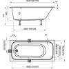 Купить Ванна прямоугольная Chrome Slim 150x70 RAVAK , C721300000 / 35073 , в категории Ванны , от бренда RAVAK  Интернет-магазин сантехники ✓ Лучшие цены на рынке ✓ Огромный выбор ✓ Гарантия ✓ Заходите!