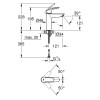 Купить Смеситель для раковины M-Size Eurosmart New (23324003) Grohe , 23324003 / 33962 , в категории Смесители , от бренда GROHE  Интернет-магазин сантехники ✓ Лучшие цены на рынке ✓ Огромный выбор ✓ Гарантия ✓ Заходите!