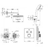 Купить Смарт-система Grohtherm SmartControl (UA26415SC1), Grohe , UA26415SC1 / 23535 , в категории Душевые наборы , от бренда GROHE  Интернет-магазин сантехники ✓ Лучшие цены на рынке ✓ Огромный выбор ✓ Гарантия ✓ Заходите!