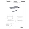Купить Держатель для туалетной бумаги с полочкой Hotel (153312132), Bemeta , 153312132 / 28471 , в категории Аксессуары для ванной комнаты , от бренда BEMETA  Интернет-магазин сантехники ✓ Лучшие цены на рынке ✓ Огромный выбор ✓ Гарантия ✓ Заходите!