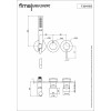 Купити Змішувач для душу Spillo Up Black matt (F3049X8NS) Fima , F3049X8NS / 34803 , в категории Змішувачі , от бренда FIMA  Інтернет-магазин сантехніки ✓ Кращі ціни на ринку ✓ Величезний вибір ✓ Гарантія ✓ Заходьте!