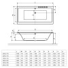 Купити Ванна прямокутна Aridea 190x90, RADAWAY , WA1-24-190x090US / 28333 , в категории Ванни , от бренда Radaway  Інтернет-магазин сантехніки ✓ Кращі ціни на ринку ✓ Величезний вибір ✓ Гарантія ✓ Заходьте!