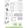 Купити Душові двері NES 8 DWD+S 80 RADAWAY , 10081180-01-01 / 30139 , в категории Душові піддони , от бренда Radaway  Інтернет-магазин сантехніки ✓ Кращі ціни на ринку ✓ Величезний вибір ✓ Гарантія ✓ Заходьте!