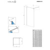 Купить Душовая стена Modo X Black II 1001-1600x2501-3000 RADAWAY , 389409-54-01 / 29263 , в категории Душевые поддоны , от бренда Radaway  Интернет-магазин сантехники ✓ Лучшие цены на рынке ✓ Огромный выбор ✓ Гарантия ✓ Заходите!