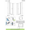 Купити Душові двері Eos DWJS 120 R RADAWAY , 13799454-01R / 31006 , в категории Душові піддони , от бренда Radaway  Інтернет-магазин сантехніки ✓ Кращі ціни на ринку ✓ Величезний вибір ✓ Гарантія ✓ Заходьте!