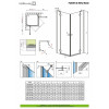 Купити Душова кабіна (половина) Fuenta New KDD 80 L RADAWAY , 384061-01-01L / 31320 , в категории Душові піддони , от бренда Radaway  Інтернет-магазин сантехніки ✓ Кращі ціни на ринку ✓ Величезний вибір ✓ Гарантія ✓ Заходьте!