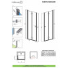 Купити Душові двері Fuenta New DWB 90 R RADAWAY , 384076-01-01R / 31273 , в категории Душові піддони , от бренда Radaway  Інтернет-магазин сантехніки ✓ Кращі ціни на ринку ✓ Величезний вибір ✓ Гарантія ✓ Заходьте!