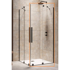 Душова кабіна (половина) Furo Black KDD 120 R RADAWAY