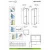 Купити Душові двері Arta QL DWS 70-150 L RADAWAY , 10102504-03-01L / 30664 , в категории Душові піддони , от бренда Radaway  Інтернет-магазин сантехніки ✓ Кращі ціни на ринку ✓ Величезний вибір ✓ Гарантія ✓ Заходьте!