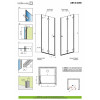 Купити Душові двері Arta DWB 90 R RADAWAY , 386151-03-01R / 30629 , в категории Душові піддони , от бренда Radaway  Інтернет-магазин сантехніки ✓ Кращі ціни на ринку ✓ Величезний вибір ✓ Гарантія ✓ Заходьте!