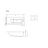 Купить Ванна прямоугольная с сифоном HC31M-S1 NEA 180x80 RADAWAY , WA1-02-180x080U+сифон HC31M-S1 / 32769 , в категории Ванны , от бренда Radaway  Интернет-магазин сантехники ✓ Лучшие цены на рынке ✓ Огромный выбор ✓ Гарантия ✓ Заходите!