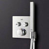 Купити Grohtherm SmartControl Термостат для душу, зовнішня частина, на 2 споживача, з вбудованим утримувачем ручного душу GROHE 29125000 , 29125000 / 58838 , в категории Змішувачі , от бренда GROHE  Інтернет-магазин сантехніки ✓ Кращі ціни на ринку ✓ Вели