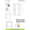 Купити Душова кабіна Premium Plus D 80x90 RADAWAY , 30437-01-01N / 32097 , в категории Душові піддони , от бренда Radaway  Інтернет-магазин сантехніки ✓ Кращі ціни на ринку ✓ Величезний вибір ✓ Гарантія ✓ Заходьте!