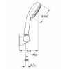 Купить Душевой набор New Tempesta Cosmopolitan 100 (27584002), Grohe , 27584002 / 5873 , в категории Душевые наборы , от бренда GROHE  Интернет-магазин сантехники ✓ Лучшие цены на рынке ✓ Огромный выбор ✓ Гарантия ✓ Заходите!